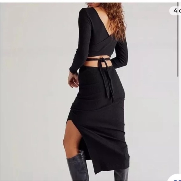 Free People Beach‎ Reversible Last Minute Midi Summer Dress Size S - Picture 8 of 14